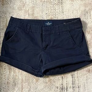 American Eagle Outfitters Black Cargo Shorts Versatile and Stylish